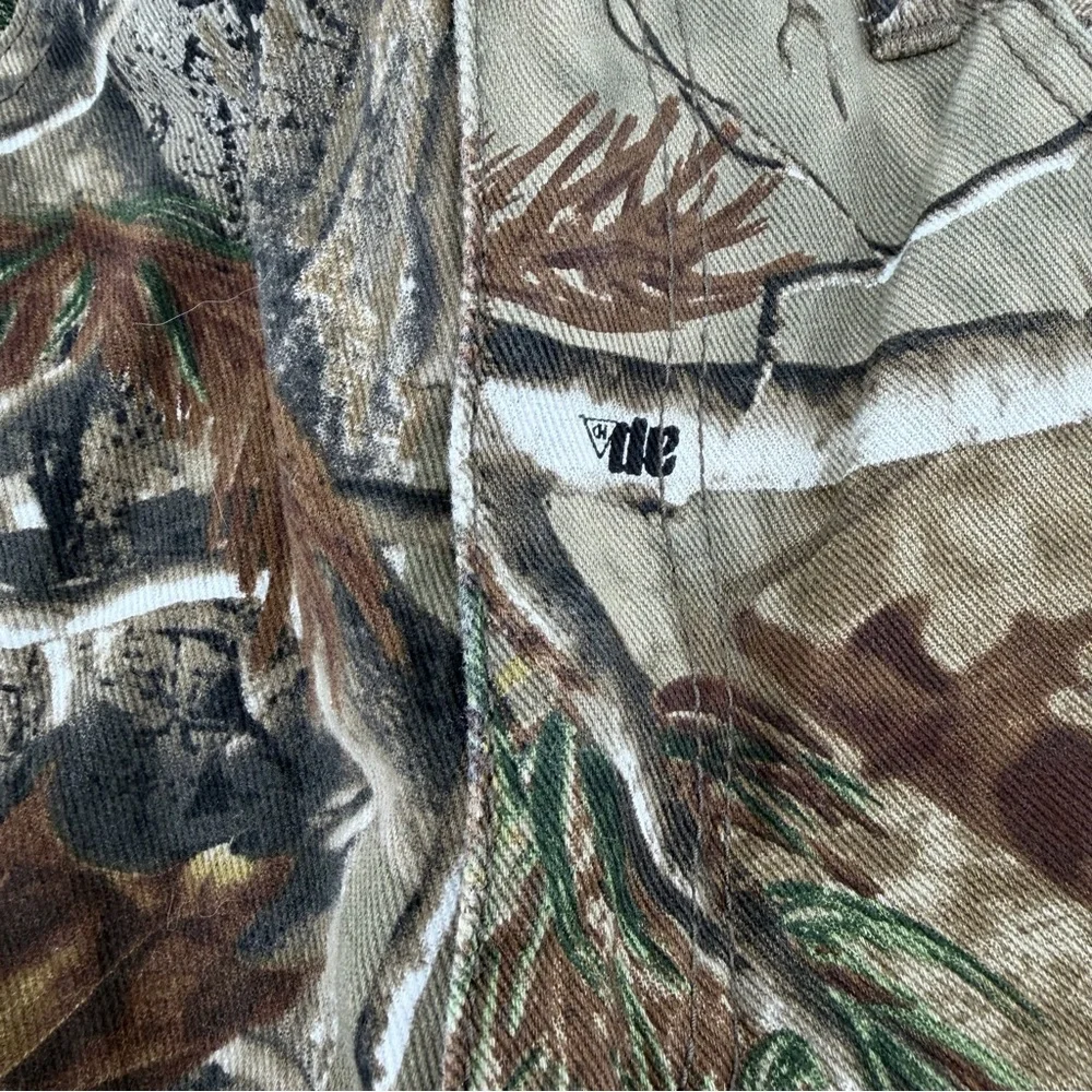 RealTree Edge Men 30/32 (M) Stretch Waist 6 Pocket Camo Cargo Hunting Pants EUC